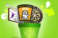 2d animation on how to make a DIY Logo