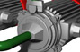 3d product model of two motors