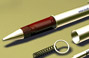 3d product modelling of a pen dismantled 