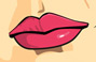 Digital illustration of a lady’s lips