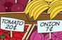 Educational illustration of offer on tomato and onion