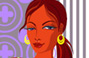Fashion illustration of a lady with amazing figure