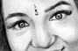 Portrait illustration of a smiling lady